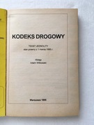 Prawo jazdy 1995 - Kodeks drogowy