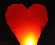 Mega Duże Serca Lampiony Szczęścia XXL na Wesele