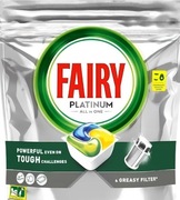 Kapsulki do zmywarki fairy platinium all in one 28 sztuk cytrynowe