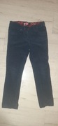 Regulowane jeansy sztruksy r.110 rurki 5 lat bawełna wygodne do przedszkola