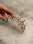 Korona diadem tiara opaska kryształ a La Swarovski komunia ślub bal impreza