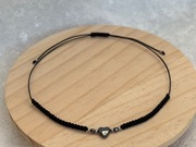 bransoletka z kamieni naturalnych serce Hematyt