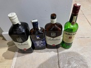 Szklana butelka po Balantines oraz Jameson duże!