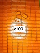 100 x LEGO cegła 1x2 - 98283 Dark Orange