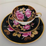 **filiżanka czarna porcelana Arzberg vs. R.Wächter 1960+