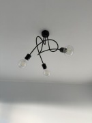 Lampa/ żyrandol czarny 