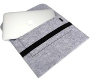 FILCOWE ETUI POKROWIEC LAPTOP MACBOOK PRO 15''  APPLE JASNY SZARY