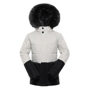 ALPINE PRO Kurtka dziecięca zimowa wodoodporna Egypo beżowy 128-134