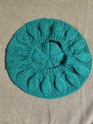 Beret damski zielony