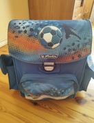 Tornister Herlitz niebieski z piłką nożną 