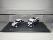 1:43 Schuco zestaw VW T1 Samba i VW Beetle