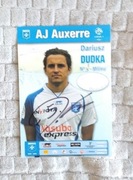 autograf Dariusz Dudka AJ Auxerre, Lech Poznań