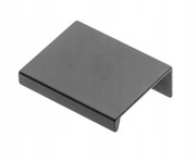 Uchwyt krawędziowy, meblowy do szuflad szafek GTV HEXI 32/50 mm czarny mat
