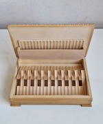 Papierośnica drewniana, vintage, Bułgaria