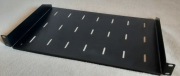 Półka do szafy rack 19" 270mm 1U czarna