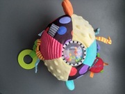 Baby mix kula pluszowa grzechotka gryzak dziecko