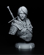Ciri(bust) - plik STL do druku 3D