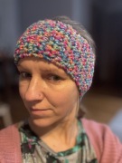 Opaska na głowę handmade- piękne kolory !