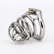 Stalowy Pas cnoty Chastity klatka na penisa oring 57mm