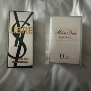 Perfumy damskie ysl librę edp i dior miss dior.