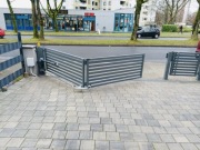 Brama harmonijkowa łamana automatyczna