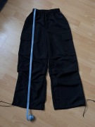 Spodnie petite czarne cargo