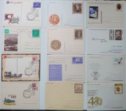 Zestaw 12 kart pocztowych, czyste, stempel okolicznościowy 1958