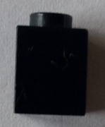 LEGO 3005 Czarny klocek 1x1 4162,6479 16szt