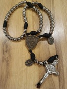 RÓŻANIEC – PARACORD  STAL NIERDZEWNA  10mm KRZYŻ ŚW. BENEDYKTA