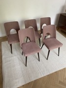 Krzesła muszelka PRL