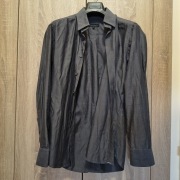 Koszula LANTIER elegancka ciemnoszara rozmiar L jak nowa