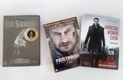 3x DVD Liam Neeson Lista Schindlera Przetrwanie Krocząc wśród cieni