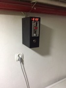 Wrzutnik na monety do pralki prysznica oświetlenia