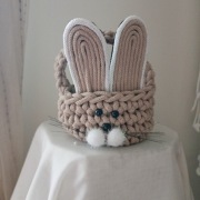 Koszyk wielkanocny dla dziecka KRÓLIK