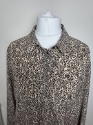 Elegancka koszula w panterę HM rozmiar S