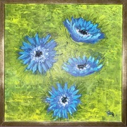 Obraz akrylowy „Chabry”, 42x42 cm