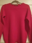 Sweter damski młodzieżowy z dodatkiem kaszmiru 