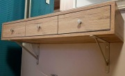 Szafka wisząca / Toaletka / Konsola 100x40 cm – 3 szuflady – solidna 18mm