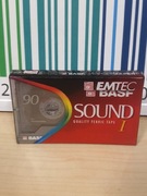 Nowa kaseta magnetofonowa w folii BASF EMTEC sound l