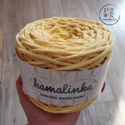 Sznurek bawełniany z rdzeniem KamaLINKA 027 żółty 5mm 100m