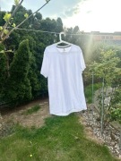 T-shirt bluzka męska biała white bawełna cotton Roly XL