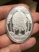 2 DOLARY 2010 NIUE JAJO KORONACYJNE FABERGE SREBRO