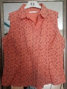 Damska koszula w drobne kwiatki – 100% bawełna XL