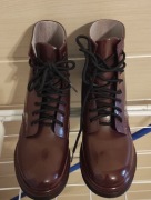 Kalosze damskie Bierce r.5/38 wkładka 23.5cm bordowe Stan dobry!