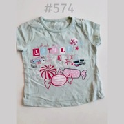T-shirt George 9-12miesiecy 74-80 cm dziewczęca 