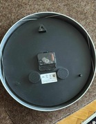 Zegar ścienny okrągły kwarcowy z termometrem i higrometrem 31cm Lexor