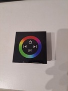 Sterownik RGB dotykowy panel naścienny czarny 12v
