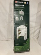 Szklarnia ogrodowa z folią siatkową Parkside Nowa 140x200x140 Wysoka