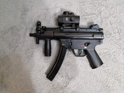 Pistolet maszynowy MP5 K Co2 ASG z kolimatorem