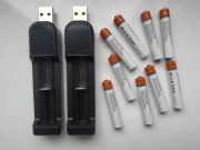 Baterie akumulatorki AAAA (LR61)